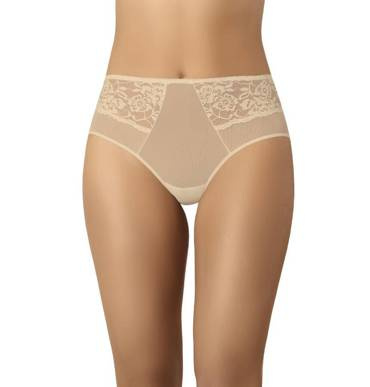 Figi damskie wysokie Vida Teyli - beżowy