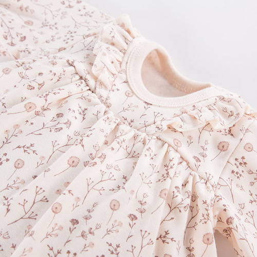 Tunika niemowlęca Bloom Eevi - ecru druk