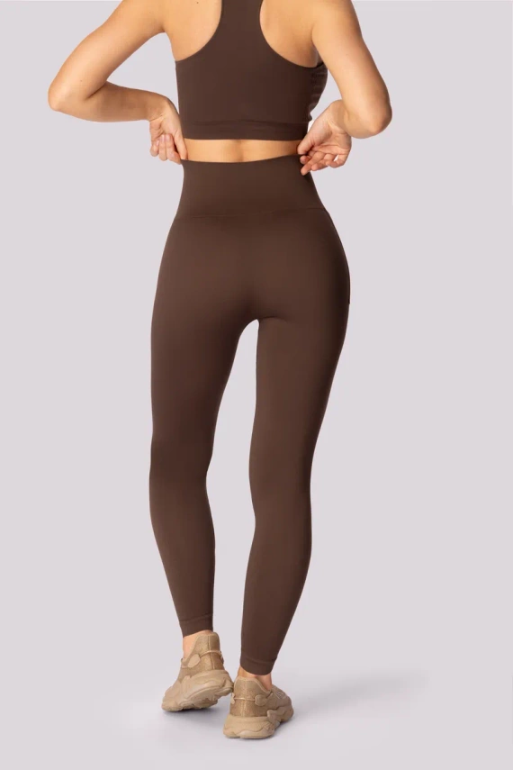 Legginsy damskie Base Mona caffe