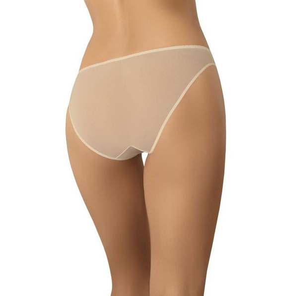 Figi damskie wielopak Glamour Teyli - czarny/biały/beżowy