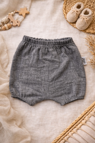 Bloomersy muślinowe Just Muslin Makoma navy– lekkie, na gumce, 100% bawełna