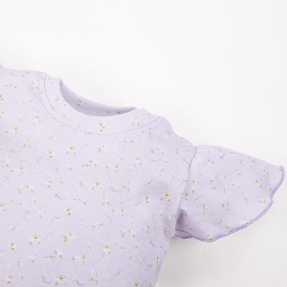 Bluzka dziewczęca z krótkim rękawem Meadow Eevi- fioletowa