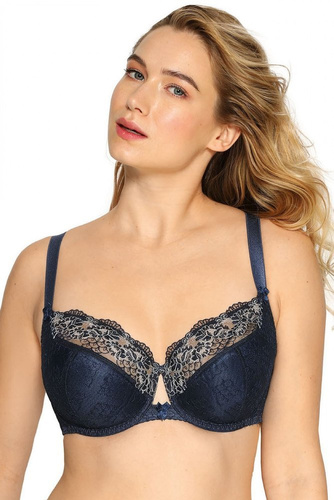 Biustonosz półusztywniany BS 985 Susanna Gaia- granatowy