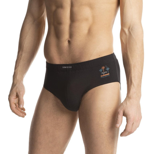 Slipy Męskie M-940 CL Lama czarny-grafitowy