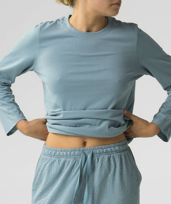 NLP-483 Piżama Damska Atlantic -stalowy