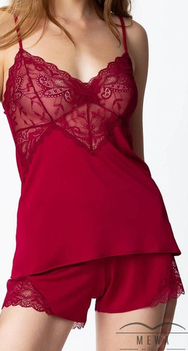 Piżama damska Visti 86398 Chantal burgund 