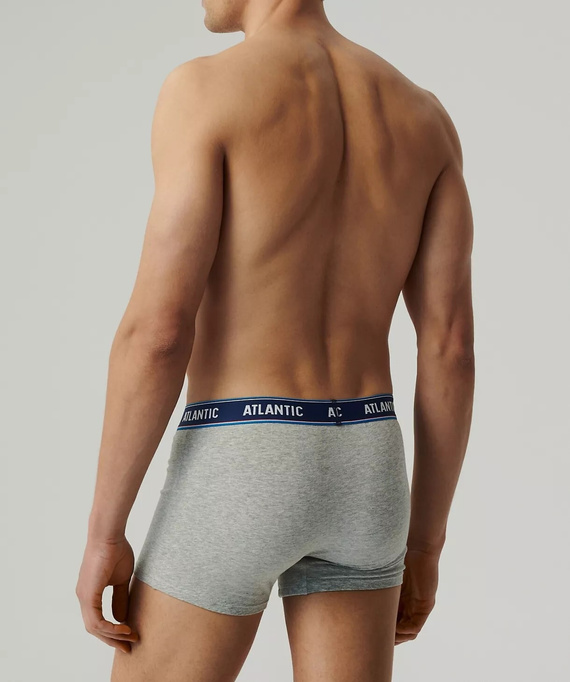 Bokserki męskie 3MH-214 Henderson granatowy-koralowy-szmaragdowy