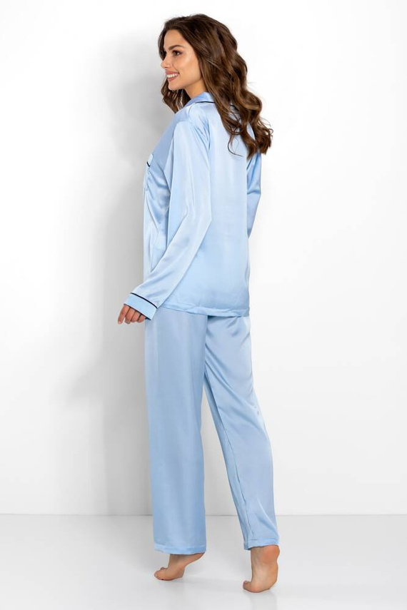 Piżama damska Classic Look Blue Momenti Per Me