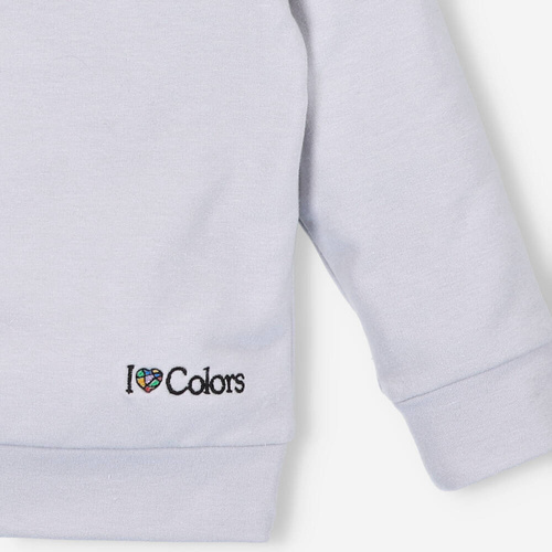 Bluza dresowa I love Colors - szary