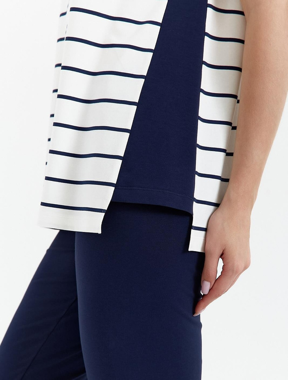 Piżama damska 448 Cana - ecru- gramatowy