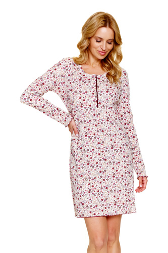 Koszula nocna Doctor Nap 7308 – Plus size, ciążowa i do karmienia | 95% bawełna, Polska