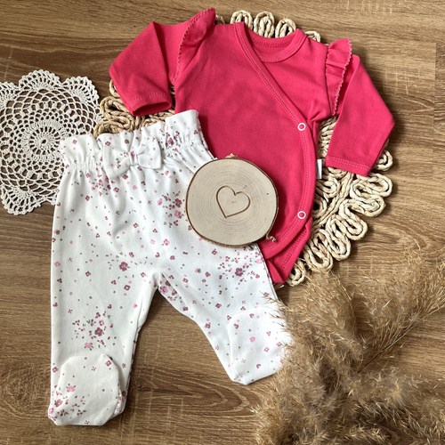 Body kopertowe z długim rękawem BD14327 Łączka Mamatti 