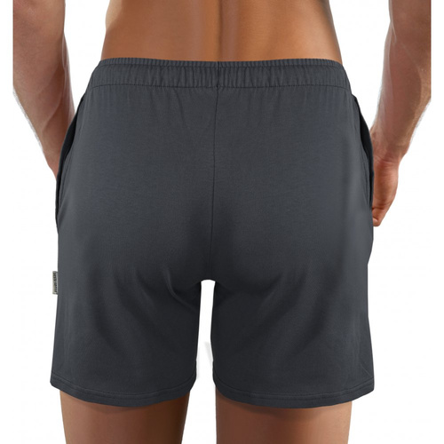 Spodnie piżamowe Milo 2 Sesto Senso gładkie grafitowy