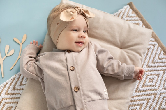 Opaska Wooden Pony Pinokio - brąz druk