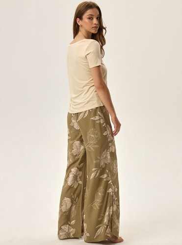 Piżama Damska 41873 Fleur Henderson - oliwkowy