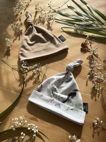 Sawanna czapki niemowlęce - Makaszka