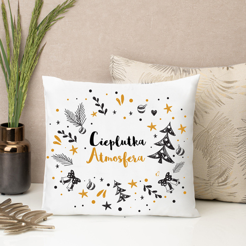 Poduszka świąteczna Cieplutka atmosfera Moocha