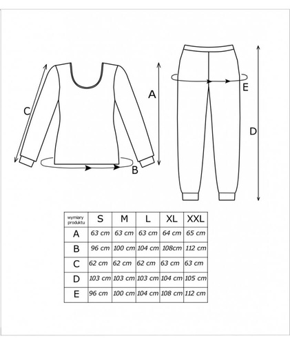 Piżama damska Sweet Long Donna ecru