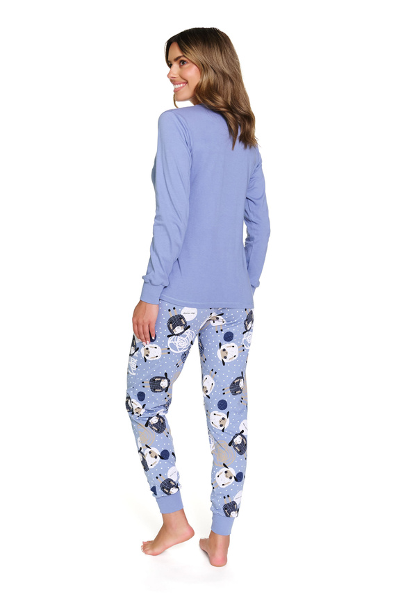 Doctor Nap 7346 – bawełniana piżama damska, wzór owce