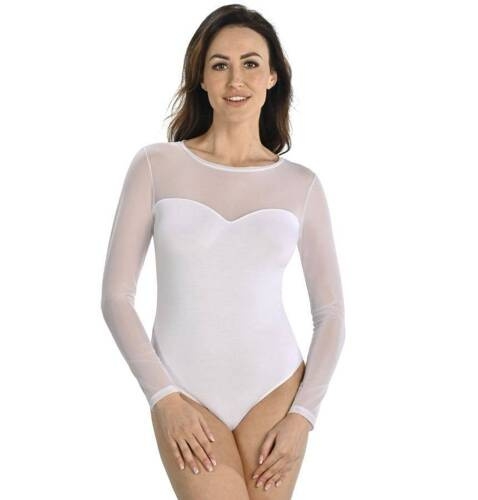 Body damskie z długim rękawem Willow Teyli - white