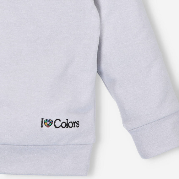 Bluza dresowa I love Colors - szary
