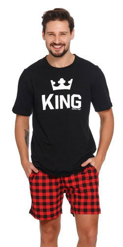 PMB.9952 Piżama Męska Doctor Nap - red