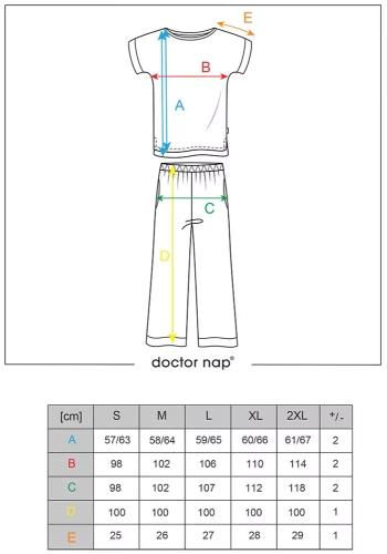 Piżama Damska 5119 Doctor Nap - beige