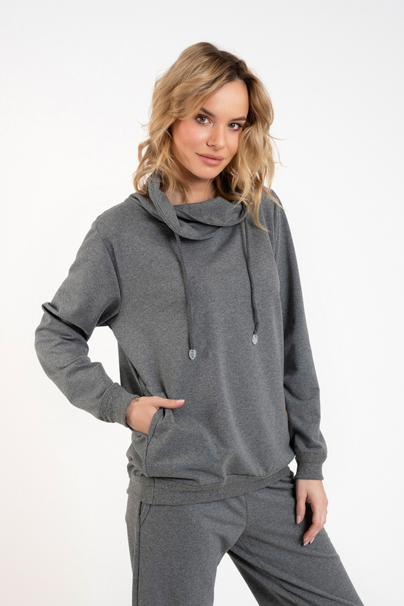 Bluza damska Malmo Italian Fashion - śr. melanż