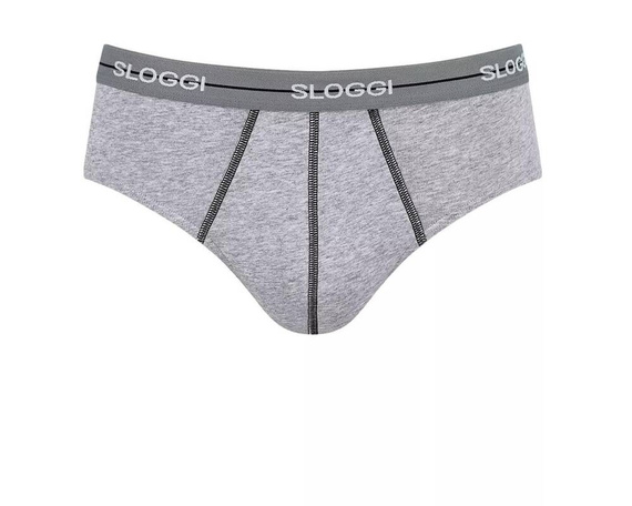 Slipy męskie 2-pak Men Start Midi C2P box Sloggi - Grey Combination