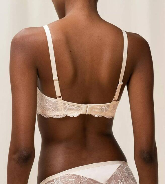 Biustonosz miękki z fiszbinami Amourette Charm W02 Triumph- kremowy