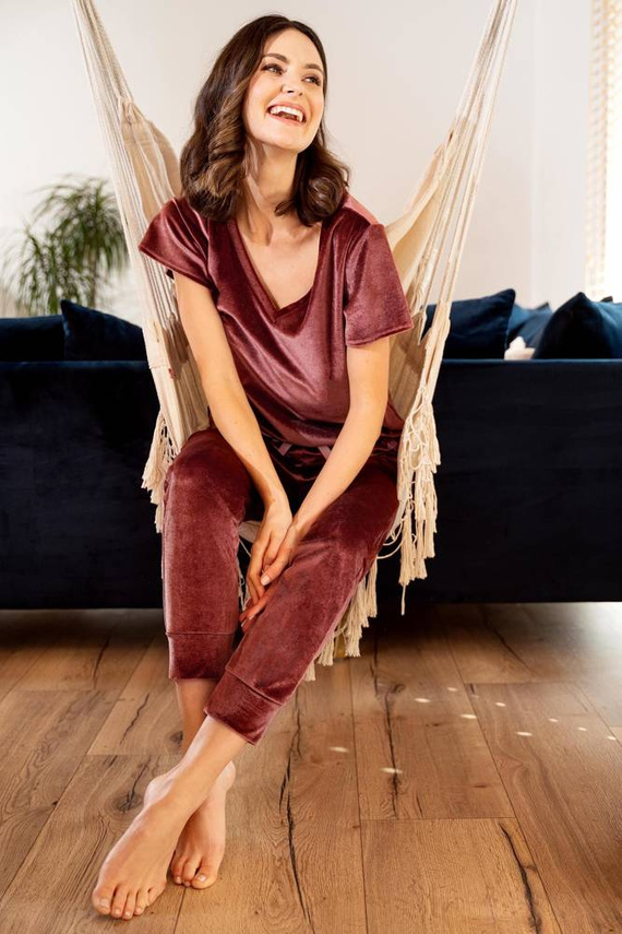 Dres damski Audrey Babella - burgund