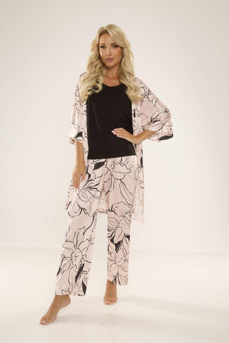 Piżama damska 722 Lurdes De Lafense - beżowy