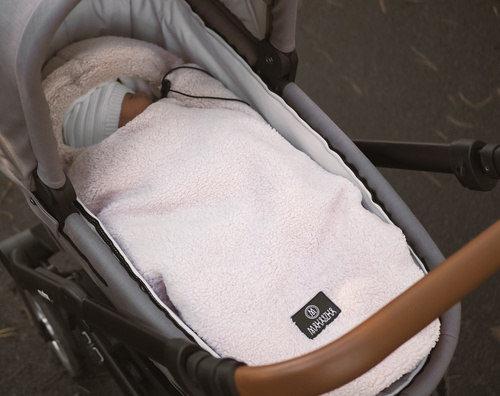 Śpiworek do wózka Alpaka Ivory Makaszka