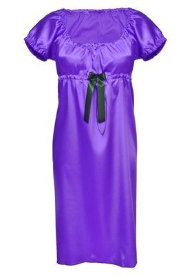 Halka satynowa koszulka damska Anabel DKaren - Fiolet