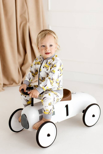 Dres niemowlęcy "Taxi 1" Makoma szary