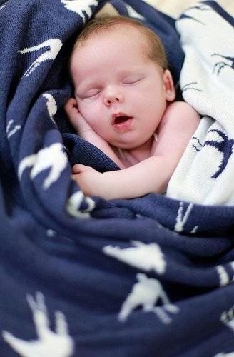 Kocyk bambusowy 2108 Doctor Nap - jeans