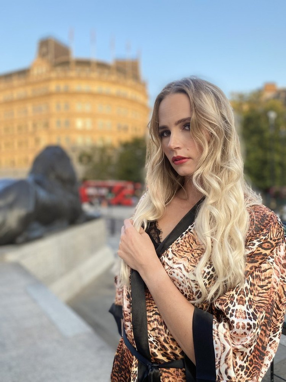 417 Valentina szlafrok damski Forex - beżowy