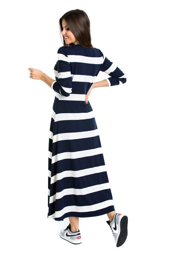 Sukienka 20018 Marine Mediolano granatowy