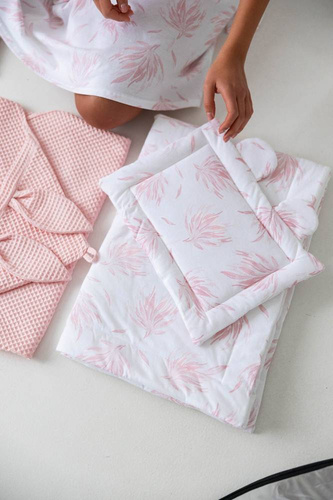 Pościel 2-elementy Margaret Komplet pościeli Sensis - biały-różowy