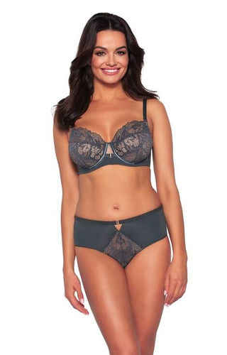 Biustonosz Półusztywniany 1937 antracytowy