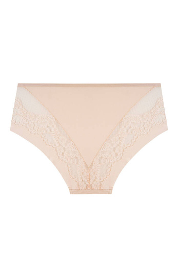 Casilda II  Figi Damskie Nipplex beżowy