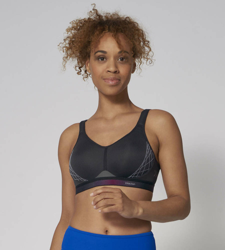 Triaction cardio cloud Biustonosz sportowy w fasonie racerback - black