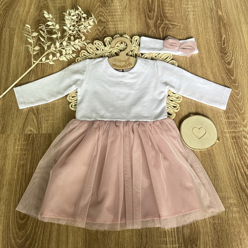 Sukienka z długim rękawem SH050 Mamatti