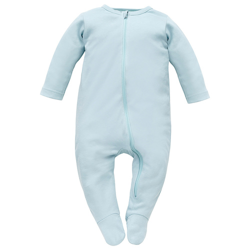 Pajac niemowlęcy zapinany na zamek Lets Rock Pinokio - niebieski