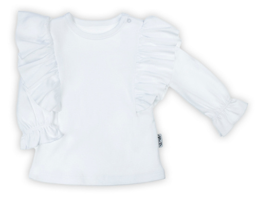 163572 Magia Świąt Bluzka z długim rękawem Nicol - biały