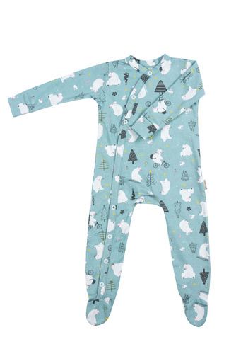 SLE.4295 Pajacyk niemowlęcy Doctor Nap - ice blue