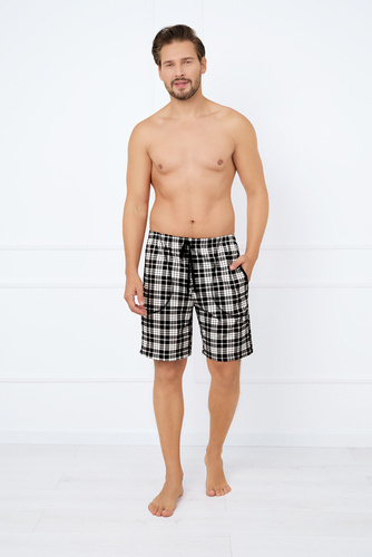 Spodnie piżamowe krótkie Klark Italian Fashion - druk