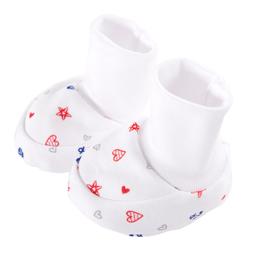 Buciki niemowlęce 2-pak Small & Unique Eevi -  biały druk