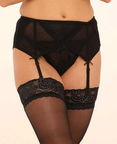 478 Neoli Pas do pończoch Forex - Czarny