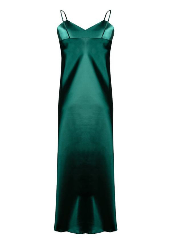 Iga Halka satynowa koszulka damska DKaren - zielony